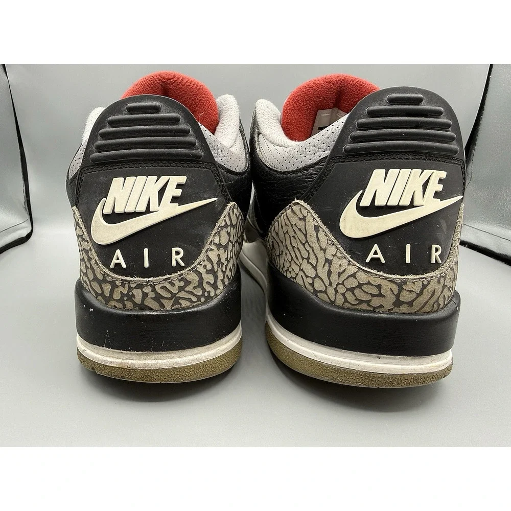 AIR JORDAN 3 Retro OG Black Cement 2018 Shoes Sneakers Men's Size 11